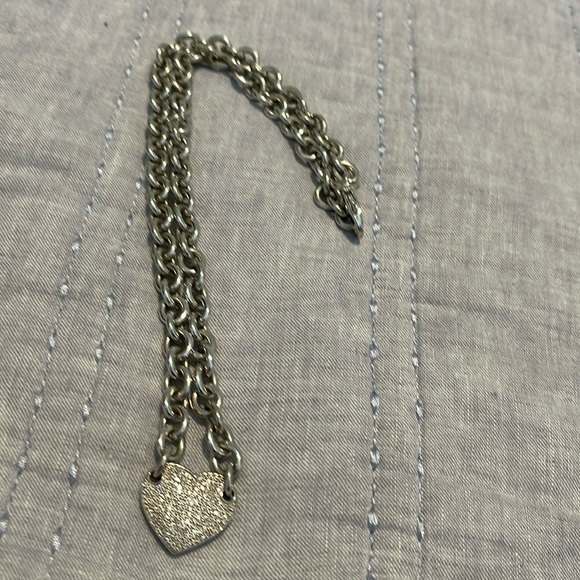 Sterling silver rolo necklace